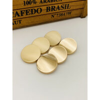 Áo khoác không đều cao cấp, áo trench coat, nút đơn giản, áo khoác len vàng, nút bộ vest, áo len lông, nút áo