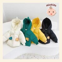 Áo khoác khủng long lót nỉ bông - áo phao cho bé trai bé gái - M01