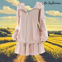 Áo khoác Kill Bear ngọt ngào kèm chân váy thể thao