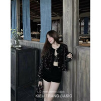 Áo Khoác Kim Sa Bling sang chảnh