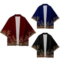 Áo Khoác Kimono Nhật Bản Dáng Rộng Thời Trang Mùa Hè Cho Nam Nữ