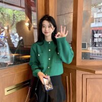 Áo Khoác Len, Áo Cardigan Nữ Gài Nút Chất Len Vặn Thừng Nhiều Màu Hàng Quảng Châu Cao Cấp Phong Cách Hàn Quốc Siêu Xinh.