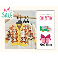 Áo khoác len cardigan cho bé trai gái 6-14kg(ảnh shop chụp)