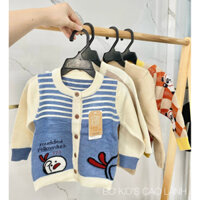 Áo khoác len cardigan cho bé trai gái 6-14kg(ảnh shop chụp)