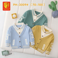 Áo Khoác Len Cardigan Cổ Sơ Mi JorDan Số Cho Bé (Mã PH-3009) - Áo Khoác Thu Đông Dành Cho Bé Size(70-100)