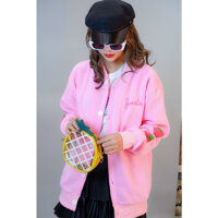 Áo khoác len, cardigan nữ, áo cardigan nữ bán chạy, áo cardigan nam nữ, áo cardigan đẹp, cardigan nữ dễ thương - Hồng - FreeSize