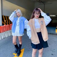 Áo khoác len, cardigan nữ, áo khoác cardigan hoạt hình, áo khoác cardigan in dẹp, áo cardigan ARMOUS - Xanh - FreeSize 40kg--->70kg