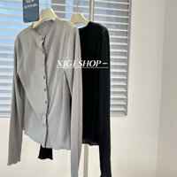 Áo khoác len cardigan nữ mỏng nhẹ style Korean chất đẹp mềm 2 màu M0185