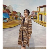 Áo Khoác len dáng dài măngtô