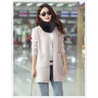 Áo khoác len dáng dài thời trang phong cách Hàn Quốc 2020