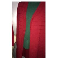 Áo khoác len đường gân ngang