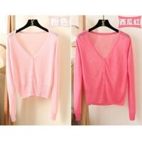 Áo khoác len mỏng AK2159