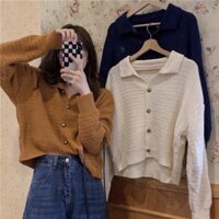 ÁO KHOÁC LEN MỎNG CARDIGAN MÙA THU
