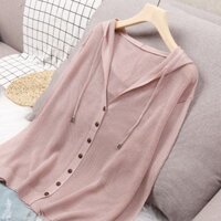 áo khoác len mỏng dệt kim cao cao 2020