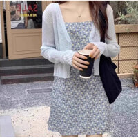 Áo Khoác len Mỏng Màu Trơn Ulzzang, Áo cardigan len mỏng Order Quảng Châu