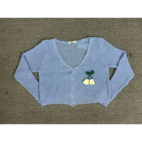 Áo khoác len mỏng nữ tay dài .