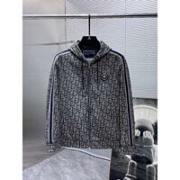 Áo khoác len nam dài tay thêu presbyopic hoạ tiết logo Dior CD