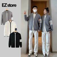 Áo khoác len nam nữ Thom Brown.e áo đôi couple hàng hãng cadigan trẻ trung năng động