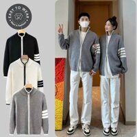 Áo khoác len nam nữ Thom Brown.e áo đôi couple hàng hãng cadigan trẻ trung năng động