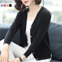 Áo khoác len nữ, áo cardigan (AK723)