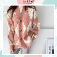 Áo khoác len nữ cardigan dày dặn phong cách Ulzzang AK102