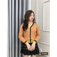 Áo khoác len nữ cardigan