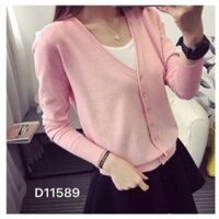 Áo Khoác Len Nút bọc dòng cao cấp