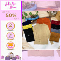 Áo Khoác Len Nút Gài Trung Niên Dáng Rộng 65kg Trở Lại Cao Cấp Ulzzang - Hồng Nhi Store