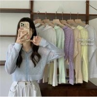 Áo khoác len nút mỏng hàng nhập Quảng Châu siêu đẹp