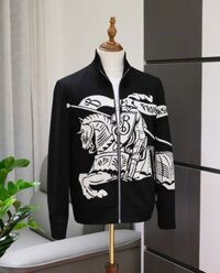 Áo khoác len thêu Burberry