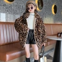 Áo khoác lông  bé gái 10 tuổi ☑️ Áo Khoác Dài Tay Hàn Quốc☑️  áo bé gái size đại 25kg, 30kg, 35kg, 40kg, 45kg