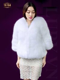 Áo khoác lông chồn nhập khẩu cao cấp TA194