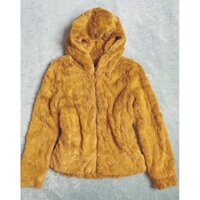 Áo khoác lông có nón dày dặn size M ( used ).
