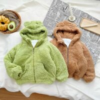 áo khoác lông Cừu cho bé chất lông mềm mịn ấm áp từ 10-26kg MINMIN BABY