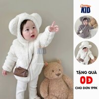Áo khoác lông cừu cho bé mẫu mới 2025 hàng xuất dư chất lông mềm mịn không vón cục, cầm nặng tay chất lượng tốt