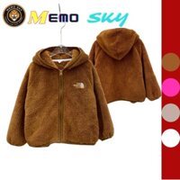 Áo khoác lông cừu Cho bé trai và bé gái áo khoác 2 mặt lớp lông giữ nhiệt loại dày siêu ấm cho bé từ 2 đến 7 tuổi