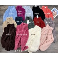 Áo khoác lông cừu nữ xuất dư