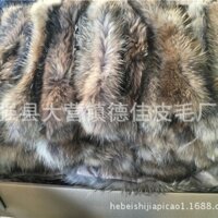 Áo khoác lông gấu trúc mới màu sắc đồng nhất 48cm cổ áo hình chữ nhật đa năng áo khoác cotton áo khoác len cổ lớn