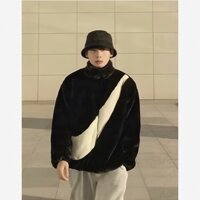 Áo khoác lông nam nữ cổ trụ phong cách hàn quốc cá tính năng động trẻ trung