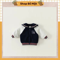 Áo khoác lông thuỷ thủ mùa đông cho bé gái siêu ấm, phong cách Hàn Quốc