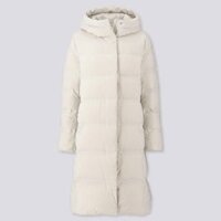 Áo khoác lông vũ nữ đại hàn dáng dài Seamless Down Uniqlo
