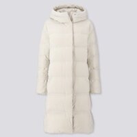 Áo khoác lông vũ nữ đại hàn dáng dài Seamless Down Uniqlo