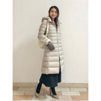 Áo khoác lông vũ Uniqlo dáng dài sz S