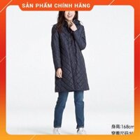 Áo khoác lót lông cừu trần trám dáng dài-VNXK