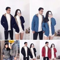 Áo khoác lót lông nam nữ sành điệu cá tính cho mùa đông lạnh❤️FREESHIP❤️