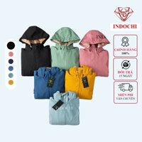 Áo Khoác Lót Lông Vàng Dày dặn, ấm áp - Áo khoác nữ dày dặn ấm áp INDOCHI 2024-AKG010