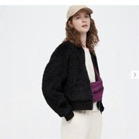 Áo Khoác Lửng Lông Cừu Uniqlo