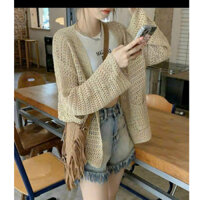 Áo khoác lưới lỗ hàng qc