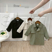 ÁO KHOÁC MĂNG TÔ 4 KHUY SIÊU HOT CHO BÉ