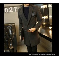 Áo khoác măng tô dạ cao cấp Korea